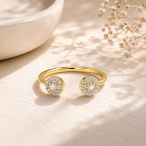 Aurielle Halo Open Ring