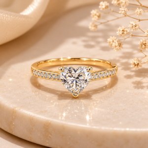 Veloura Heart Solitaire Ring